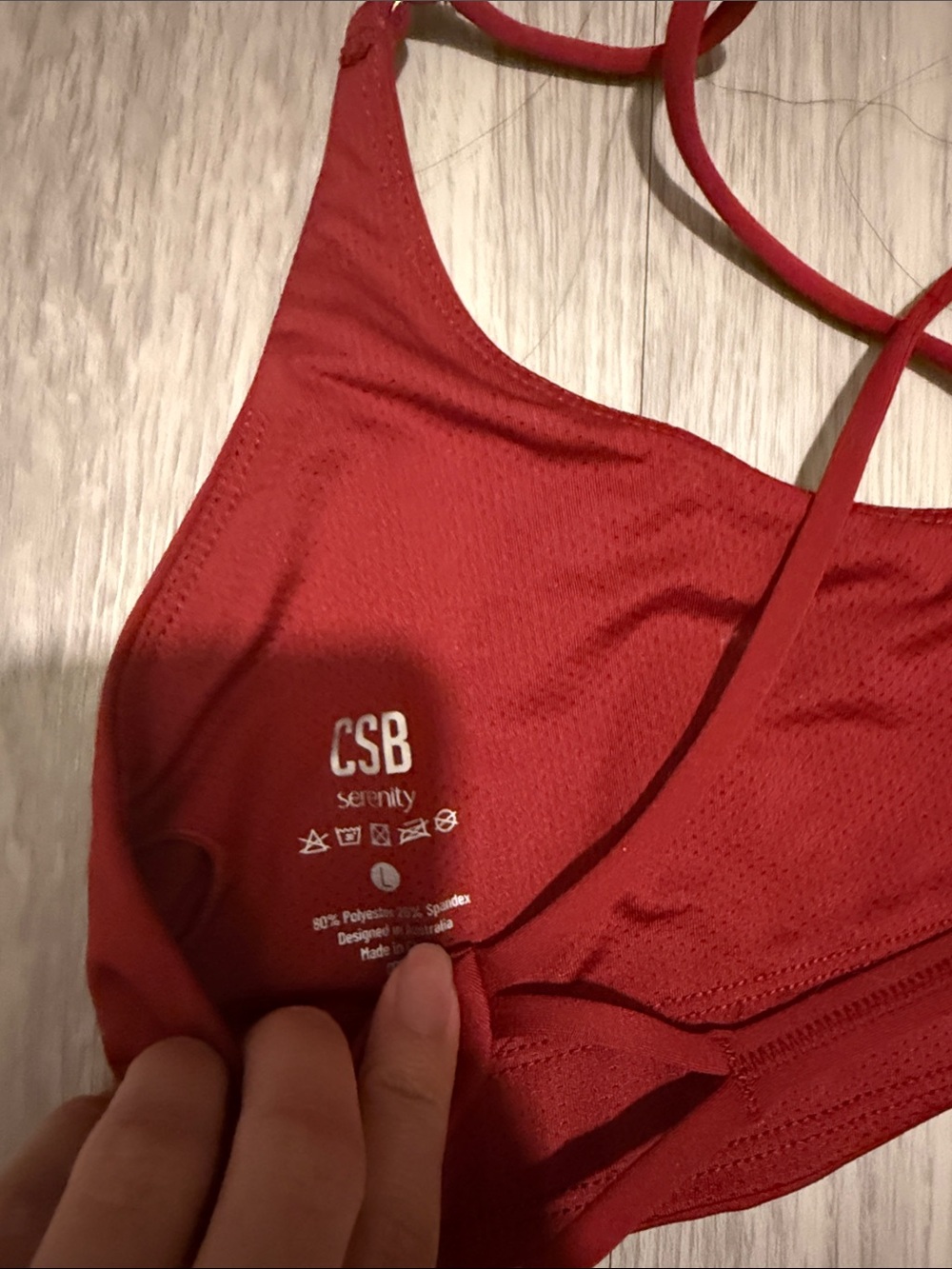 CSB serenity Chelsea crop sports bra - Picture 4 of 5